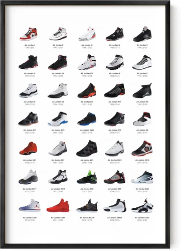 Vista 12 de Haus and Hues Póster de tenis para chicos, póster de tenis de Michael Jordan, arte de pared para niños, dormitorio, decoración de habitación, arte