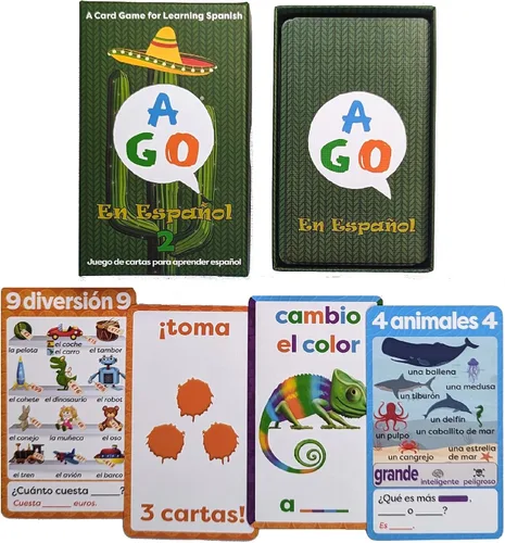 Vista 10 de AGO Auf Deutsch - Juego de cartas para principiantes que aprenden alemán! ¡Practica la conversación en alemán mientras juegas un divertido juego