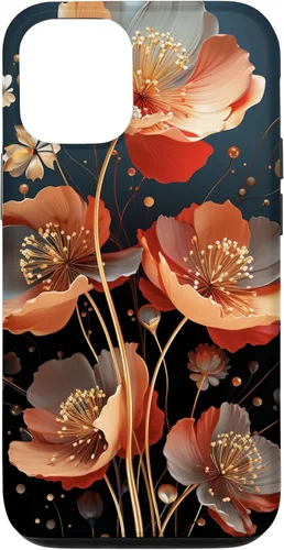 Vista 26 de Red Poppies Flowers In A Field Case for iPhone 16
