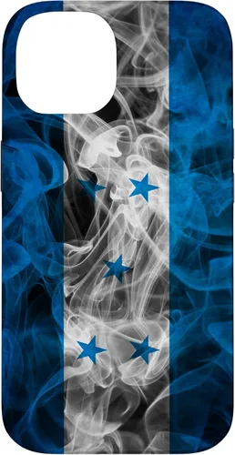 Vista 4 de Smoke Honduras Flag - Funda estilo nube hondureña ahumada para iPhone 17