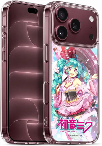 Vista 96 de Head Case Designs Licencia Oficial Hatsune Miku Gráficos Lindos Carcasa de Gel [Protección de Grado Militar] Compatible con Apple iPhone 7 CUTE