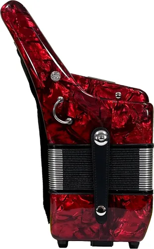 Vista 3 de SM2512 Traveler Deluxe Acordeon Outfit incluye funda enrollable y correas de hombro con arnés