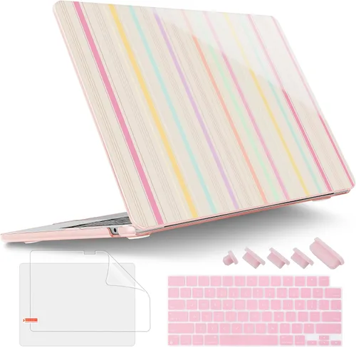 Vista 21 de Tuiklol Funda rígida para MacBook Air 2026, 2025, 2024, 2023, modelo M5, A3448, M4, A3241, M3, A3114, M2, A2941, funda rígida para MacBook de 15.3