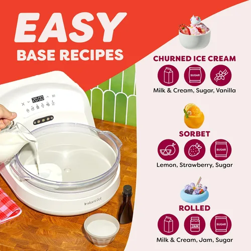 Vista 8 de Instant Pot InstantChill - Máquina para hacer helados más enrollada, sin
