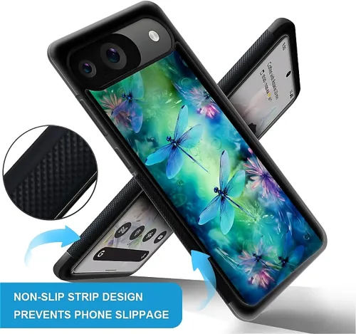 Vista 911 de Compatible con Google Pixel 4A 5G Mobile Case Creative Acrylic Panel trasero Silicona Protección Grip especialmente diseñado para Google Pixel 4A 5G