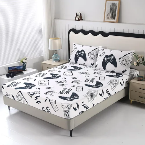 Vista 14 de SDIII Sábana bajera ajustable de mariposa colorida con 2 fundas de almohada, bolsillo profundo, microfibra suave, tamaño individual, para niños