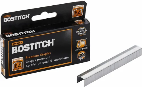 Vista 11 de Bostitch Office EZ Squeeze Engrapadora de Escritorio de Grapa Plana de 40 Hojas, Esfuerzo Reducido, Negro (B9040)