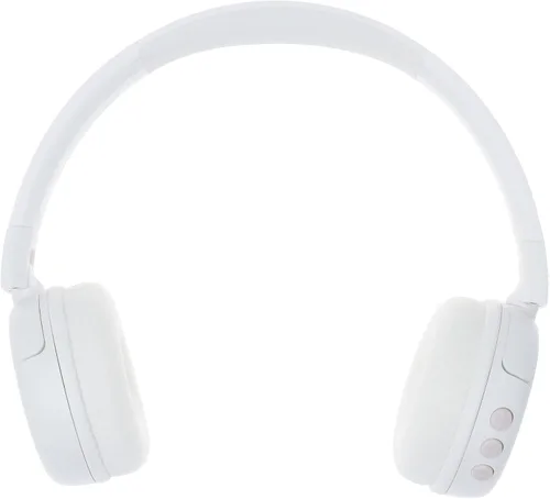 Vista 3 de BuddyPhones POP Fun Auriculares plegables Bluetooth para niños + micrófono, funciona con cable o inalámbrico, limitación de volumen SafeAudio