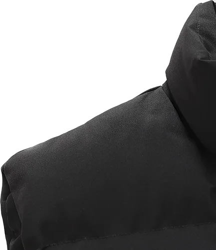 Vista 8 de Chaleco de invierno para hombre de forro polar difuso Sherpa sin mangas ligero cárdigan acolchado abrigo