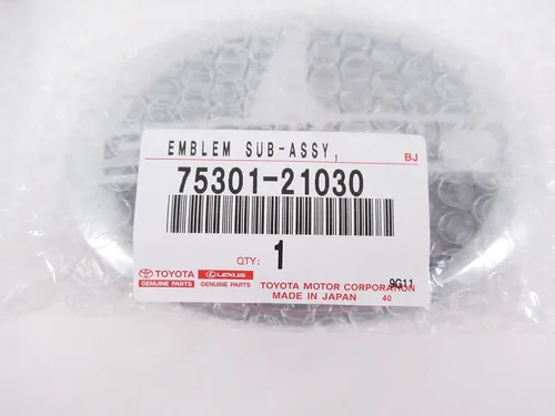 Vista 4 de TOYOTA 75301-21030 Emblema de rejilla de radiador