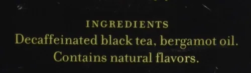 Vista 2 de Descafeinado Earl Grey, té suelto en lata de 4 onzas