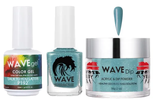 Vista 181 de WAVEGEL - Juego de gel de remojo, laca de uñas y polvo acrílico a juego - Colección Simplicity - #P109 Blizzard