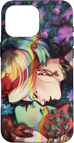 Vista 19 de iPhone 16 DC Comics Pride Harley Quinn & Poison Ivy Nose Touch Case