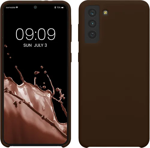 Vista 41 de kwmobile Funda compatible con Samsung Galaxy S9 - Funda de silicona TPU con acabado suave - Blue Reef