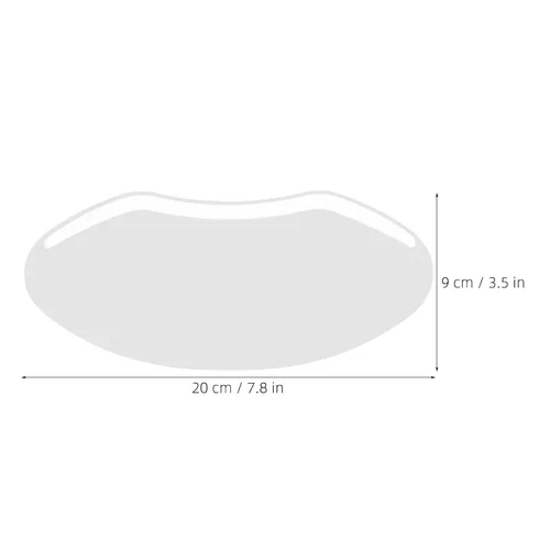 Vista 2 de 100pcs Plastic Hairdressing Face Shield for Salon Hair Trimming