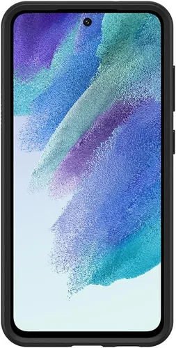 Vista 2 de OtterBox Funda para Galaxy S21 FE 5G (solo la serie) Symmetry - Negro, ultra suave, compatible con carga inalámbrica, bordes elevados para proteger