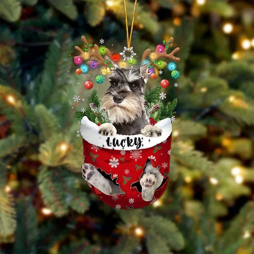 Vista 77 de Adorno de Navidad personalizado para perro Airedale Terrier en bolsillo de nieve, adorno para árbol de Navidad, idea de regalo para amantes