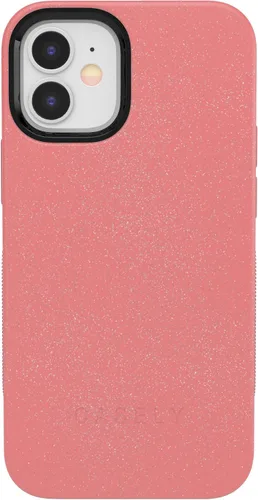 Vista 21 de Casely Funda para iPhone 12/12 Pro Funda de ondas metálicas negras y doradas con cobertura de 360 grados para tu teléfono, recortes precisos