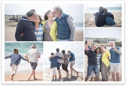 Vista 22 de CCWACPP Impresiones de lienzo de collage con foto personalizada, personalizadas, múltiples imágenes de foto en lienzo, póster personalizado, regalos