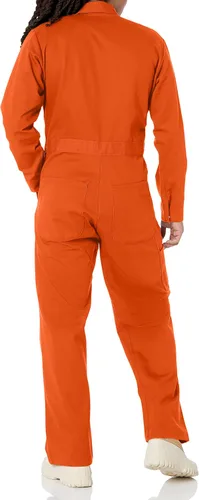 Vista 3 de Red Kap mens Snap Front Cotton Coverall, Oversized Fit, Long Sleeve