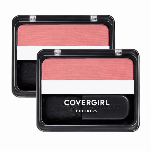 Vista 15 de Covergirl - Rubor Cheekers, fórmula suave, mezclable y ligera, aspecto fácil y natural, 100% libre de crueldad 105 seda rosa