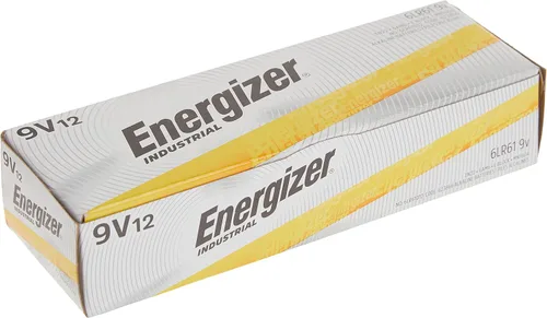 Vista 4 de Energizer Baterías industriales de 9 voltios, batería alcalina de 9 V (12 unidades)
