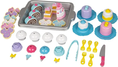 Vista 7 de Huffy Minnie Mouse Bakery Kart 6V Ride-On con juego de panadería, edades 3 Rosa