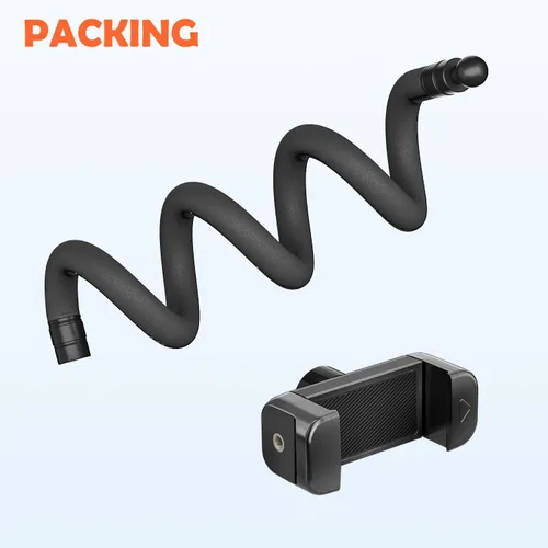 Vista 7 de Uogw Soporte de teléfono para cinta de correr, cochecito, bicicleta, carrito de golf, carrito de compras, soporte de teléfono de brazo largo