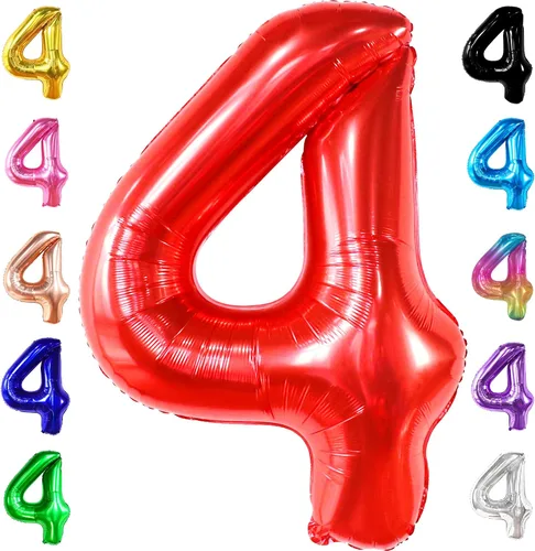 Vista 29 de KatchOn Globo negro del número 1 de 40 pulgadas, globo de feliz cumpleaños
