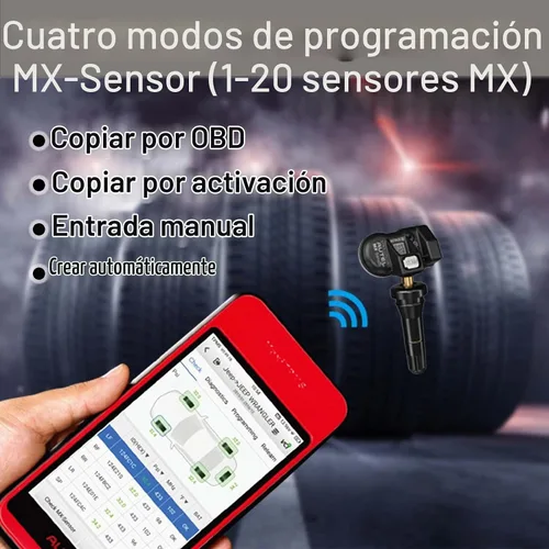 Vista 4 de Herramienta de programación Autel TPMS MaxiTPMS ITS600 Lectura/Activa/Relearn TPMS Sensor Sensor MX Sensor AutoVIN VINscan