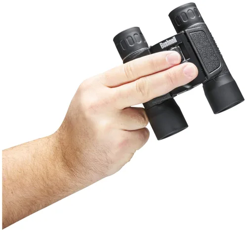 Vista 5 de Bushnell Powerview Binoculares Compactos 10x25 - Prisma de Techo Plegable de Alta Potencia, Ligero y Portátil, Agarre Antideslizante, Ideal
