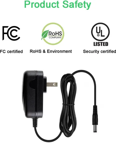 Vista 7 de MyVolts Adaptador de fuente de alimentación de 12 V compatible con compresor de aire inalámbrico Ontel Air Hawk 2 - Enchufe de EE. UU