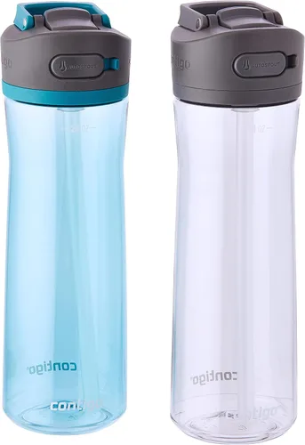Vista 17 de Contigo Ashland 2.0 AUTOSPOUT Botella de agua, 24 onzas, arándano; Agave (paquete de 8)