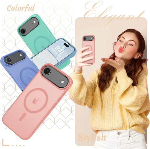 Vista 157 de Funda para Google Pixel 10 Pro XL, cubierta magnética mate, color negro Fit for MagSafe, Screen Protector included, Shockproof Military Grade