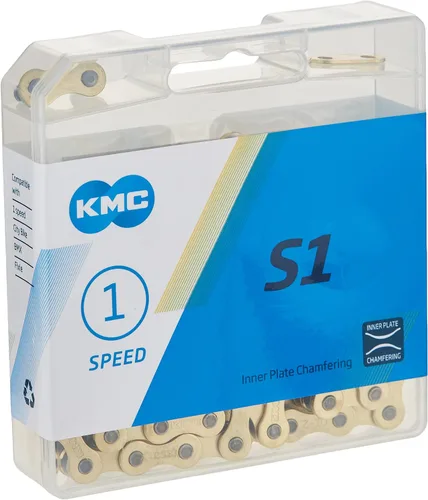 Vista 5 de KMC Z410 Cadena de bicicleta (1 velocidad, 1/2 x 1/8 pulgadas, 112L)