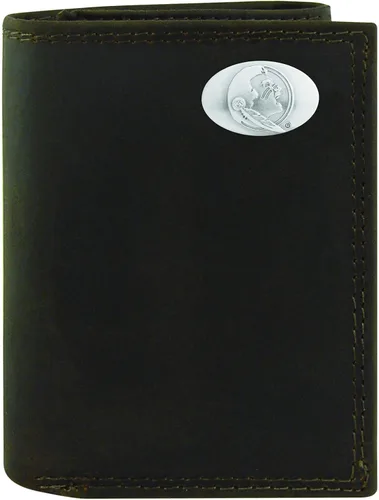 Vista 3 de ZEP-PRO NCAA - Cartera triple para hombre Marrón