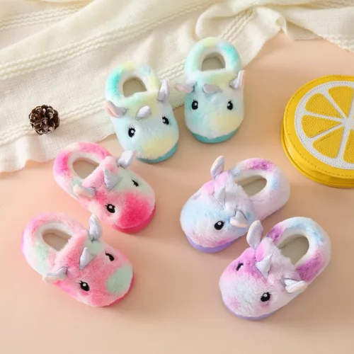 Vista 3 de Pantuflas peludas para niñas y niños pequeños