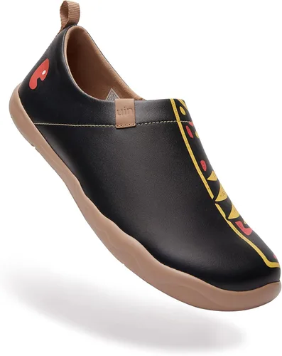 Vista 5 de UIN Zapatos de viaje para caminar para hombre, mocasines casuales de microfibra, ligeros, cómodos, a la moda