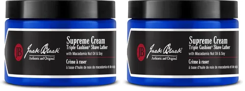 Vista 9 de Jack Black Supreme Cream Triple Cushion - Crema de afeitar para hombre, crema de afeitar para hombres, crema de afeitar para hombres, crema