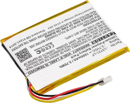 Vista 3 de Reemplazo de batería L0721-LF de 1000 mAh compatible con altavoz inalámbrico Bluetooth portátil JBL Clip 3