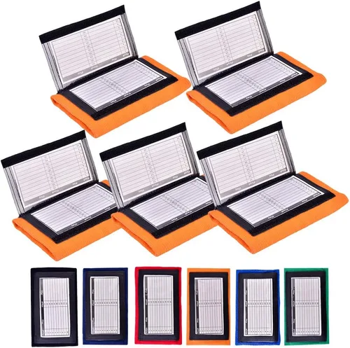Vista 5 de Paquete de 5 pulseras para entrenador de muñeca (jóvenes o adultos) con ventanas triples, ideal para aparejos, toque, bandera de fútbol