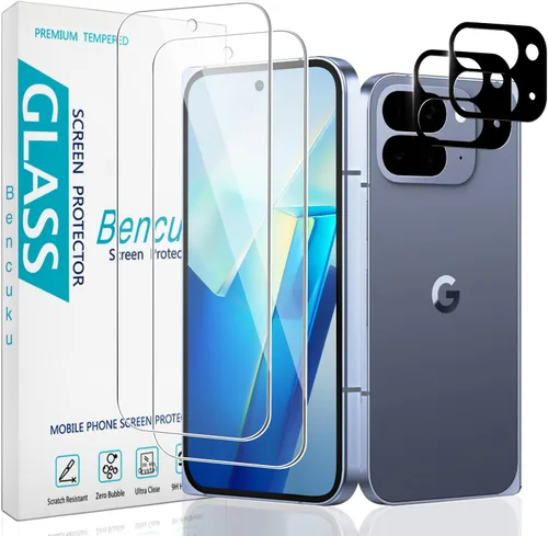 Vista 12 de Paquete de 2+2 protectores de pantalla de privacidad para Google Pixel 9 vidrio templado
