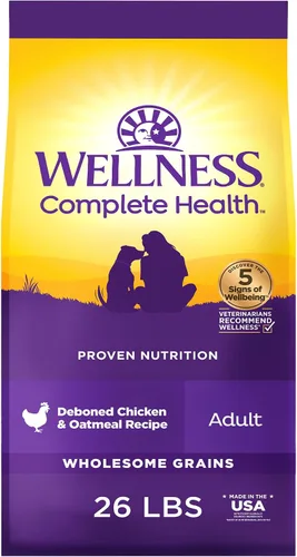 Vista 13 de Wellness Complete Health - Alimento seco natural para perros, pescado blanco y batata, bolsa de 6.8 kg.