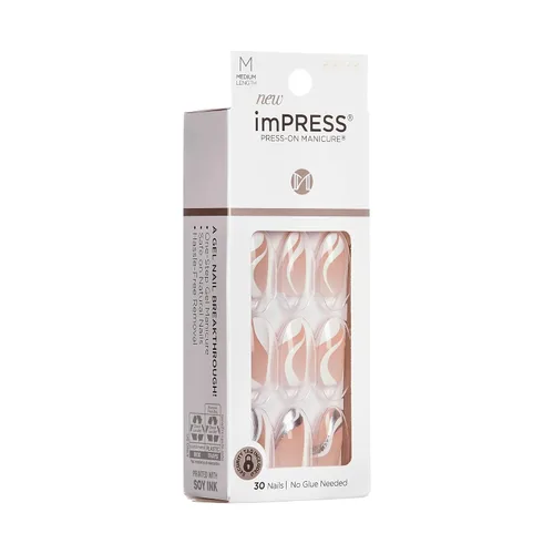 Vista 10 de Uñas postizas sin pegamento KISS imPRESS, diseño "All I Want