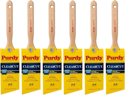 Vista 2 de Purdy 144152125 2.5 pulgadas Clear Cut Glide cepillo, Beige, 144152125