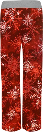 Vista 4 de BLUKIDS Women Wide Leg Pajamas Pants Comfy Casual Pajama Pants Floral Print Palazzo Pants Wide Leg Palazzo Pants Lounge Long