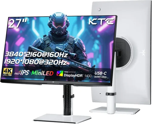 Vista 11 de KTC Monitor portátil de 15.6 pulgadas FHD 1080P Monitor de viaje para laptop, MacBook Phone PS5 Xbox Switch, HDMI USB C, HDR, IPS segunda pantalla