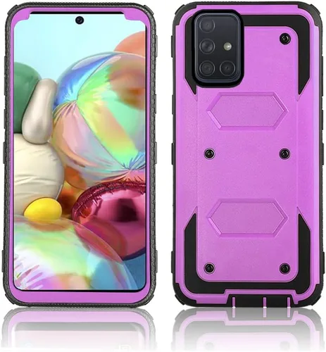 Vista 7 de Asuwish Funda de teléfono para Samsung Galaxy A51 4G, híbrida, resistente, a prueba de caídas, a prueba de caídas, protección de cuerpo completo