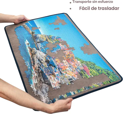 Vista 3 de Tektalk Tablero de rompecabezas portátil, gris