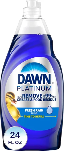 Vista 17 de Dawn Platinum - Jabón líquido para lavavajillas, aroma a lluvia refrescante, 479 ml